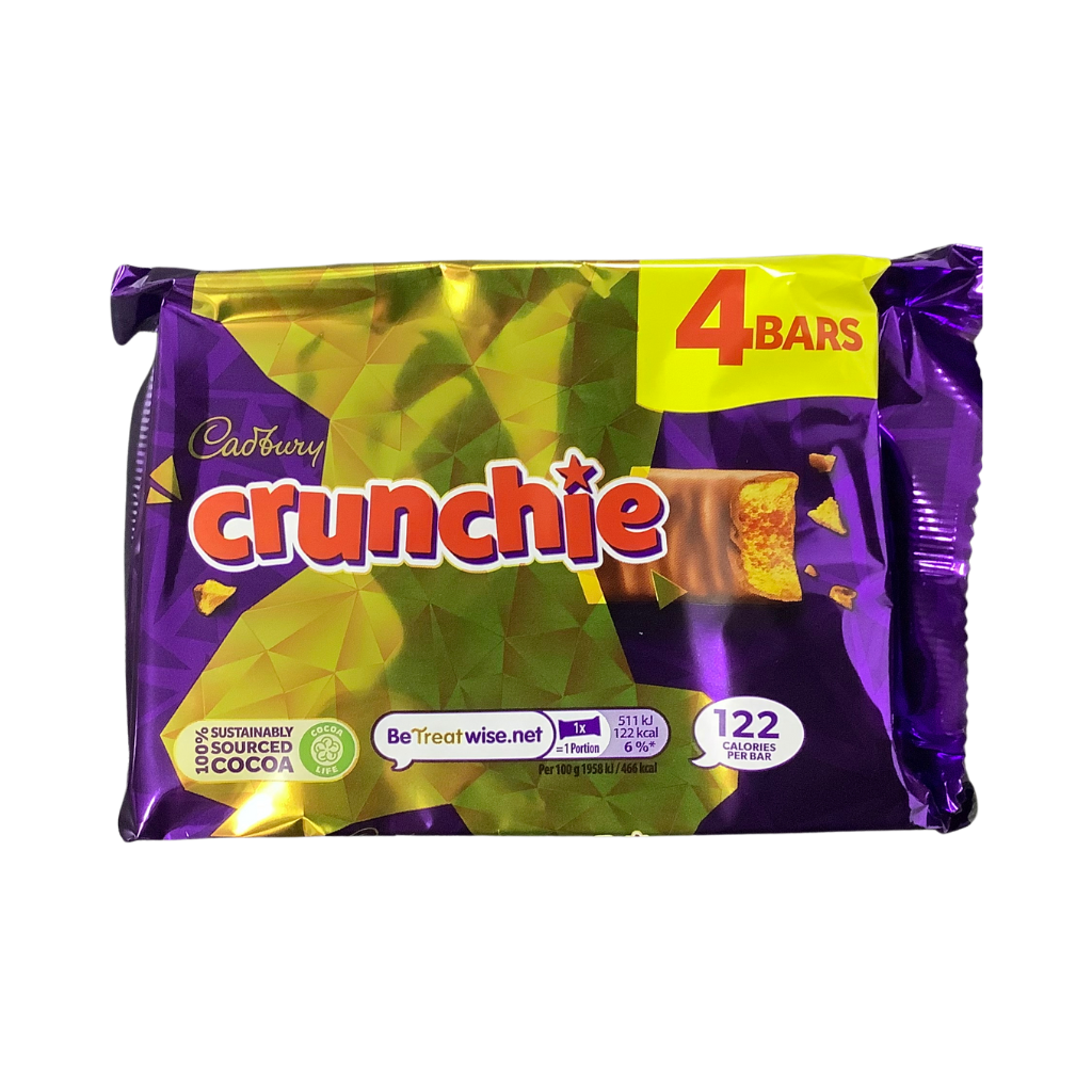 Cadbury Crunchie 4 Bar Multipacks 104g