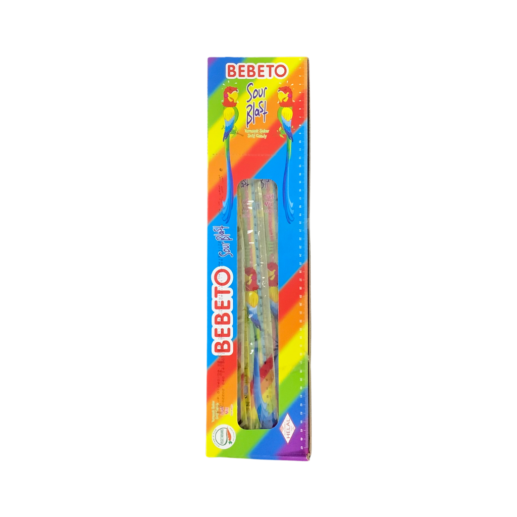 Bebeto Sour Blast Belt Fruit Mix 48 x 15g