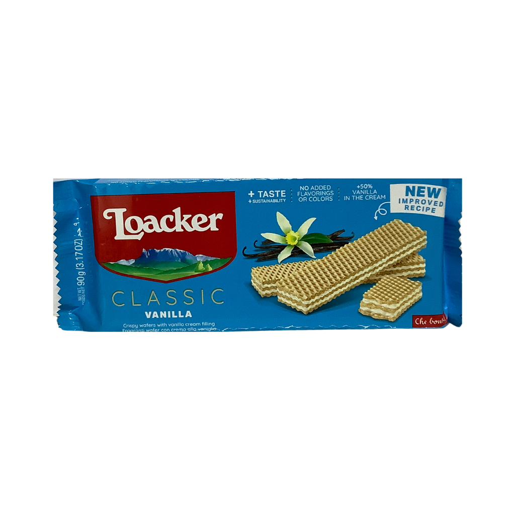 Loacker Wafer Biscuit Classic Vanilla 90g