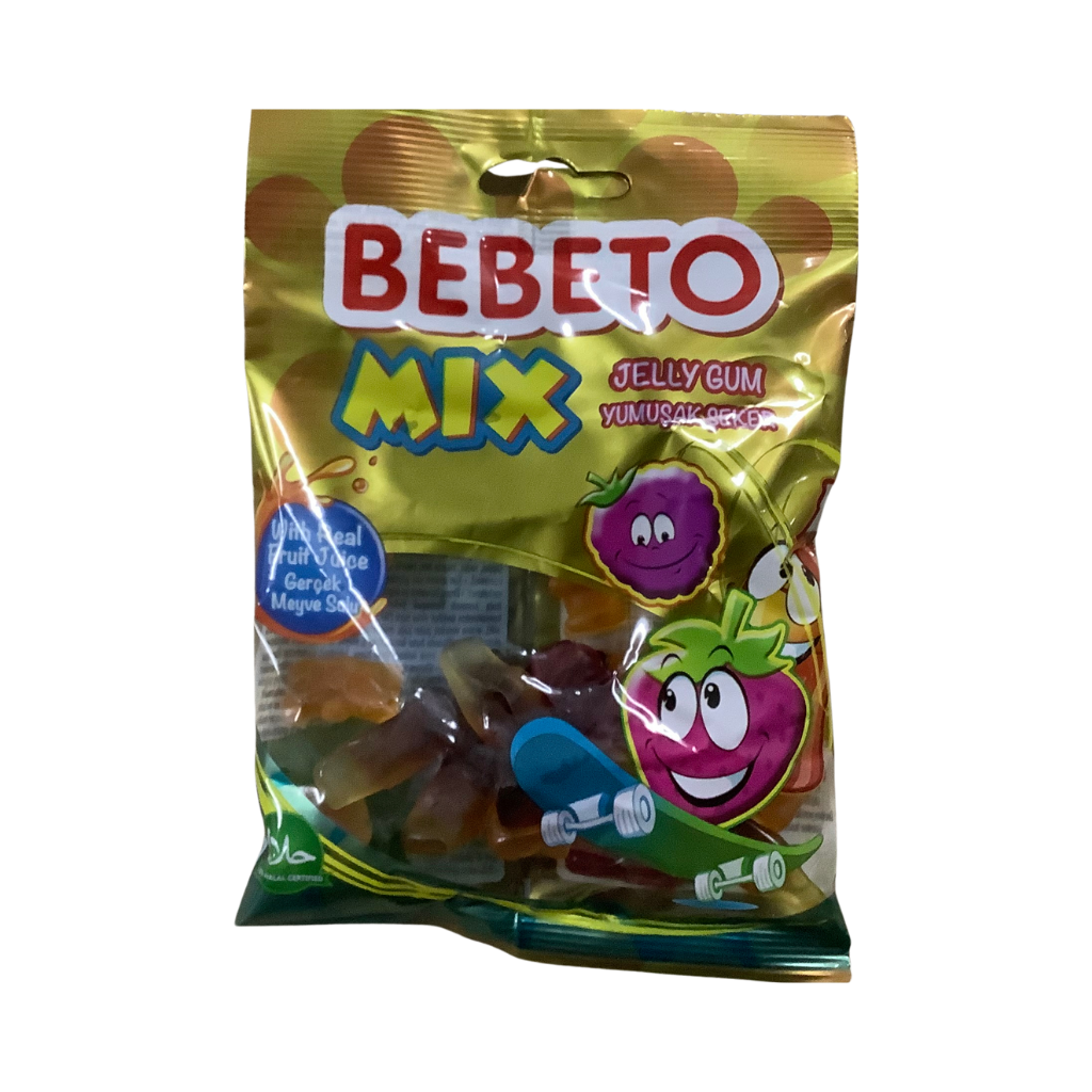 Bebeto Mix Jelly Gum 80g