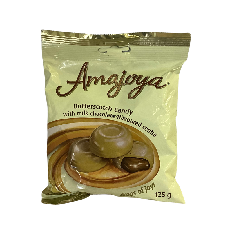 Amajoya Butterscotch Candy with Milk Chocolate Flavoured Centre 125g