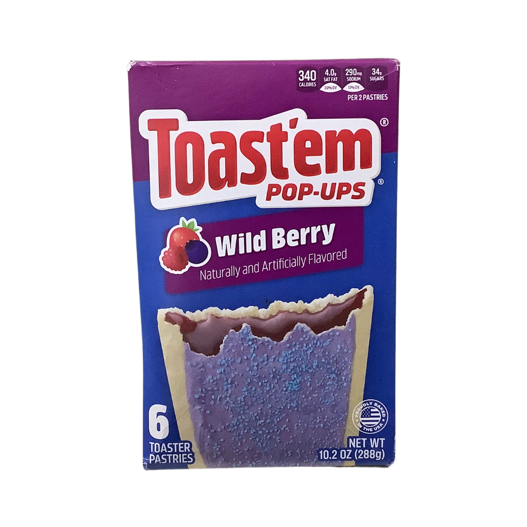 Toast&#39;em Pop Ups  Wild Berry 6 x 48g