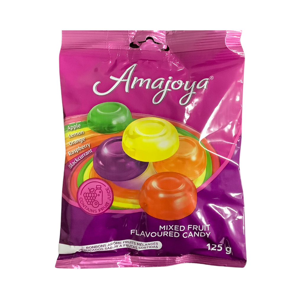 Amajoya Mixed Fruit Flavoured Candy 125g