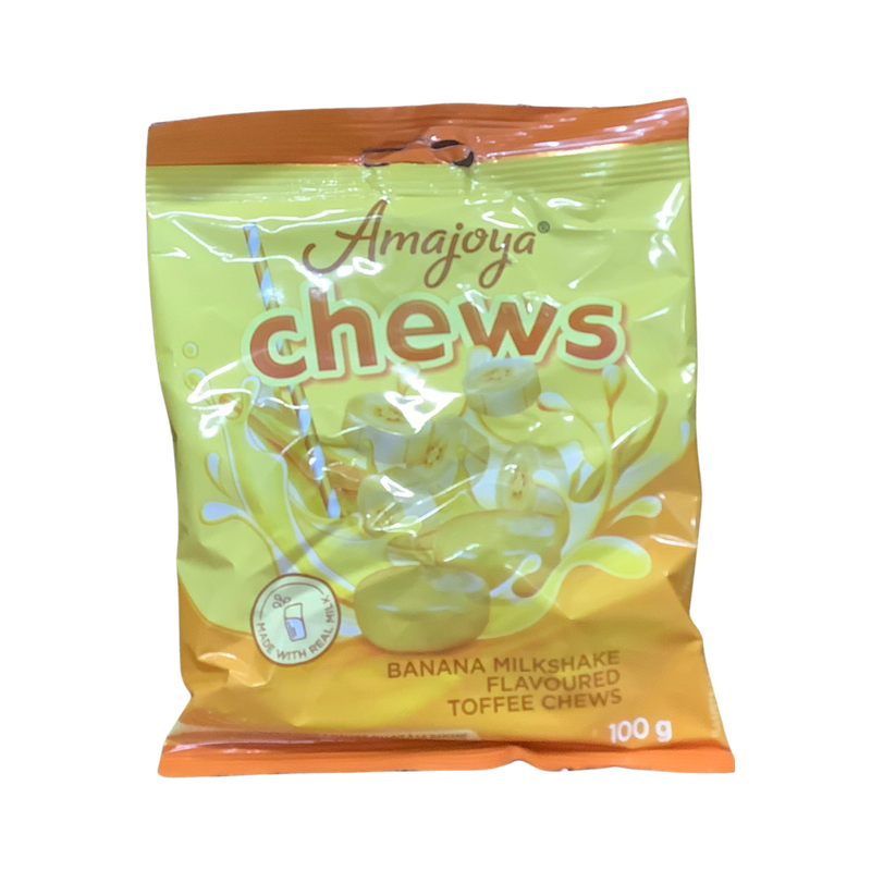 Amajoya Chews Banana Milkshake Flavour 100g