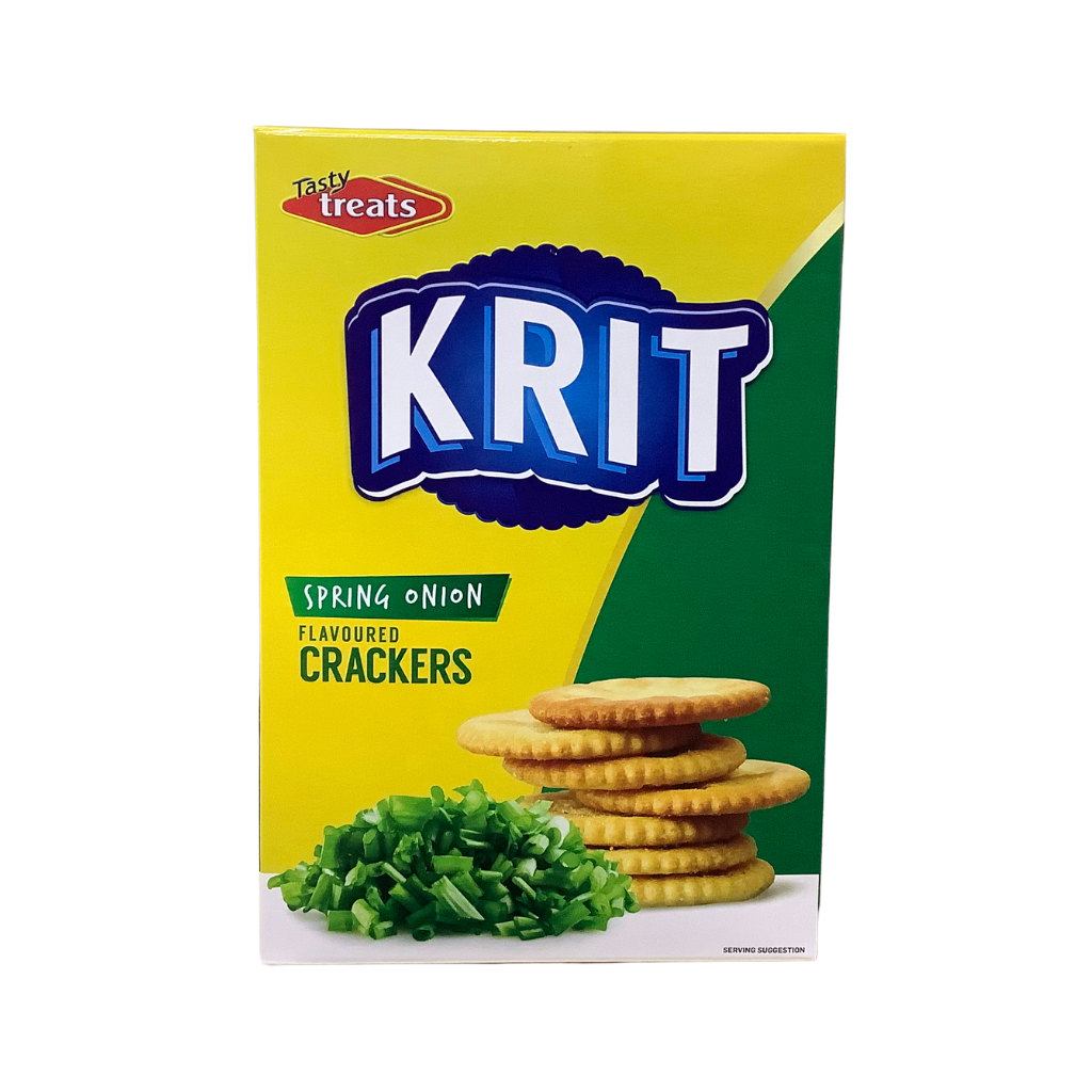 Krit Sping Onion Flavoured Crackers 150g