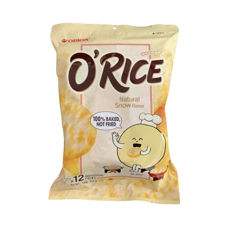 Orion O&#39;Rice Natural Snow 129g 12&#39;s