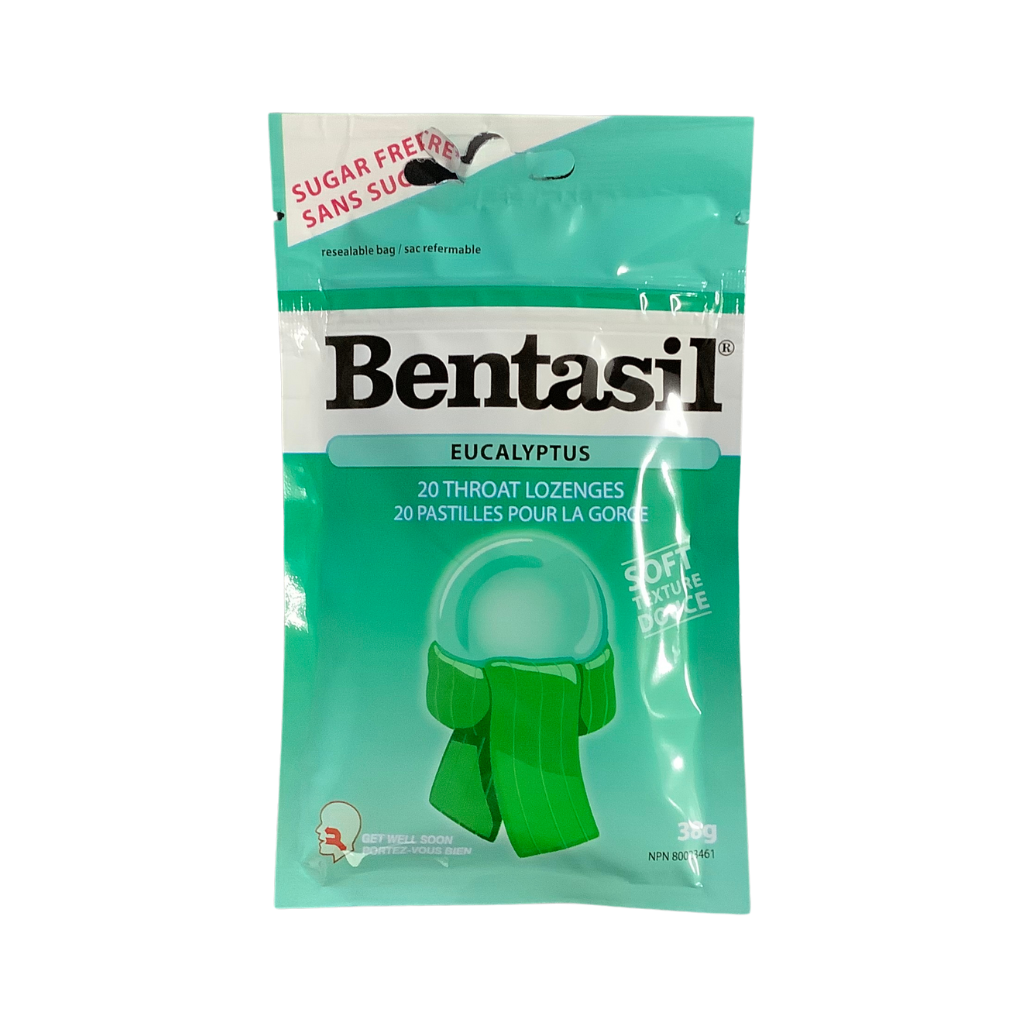 Bentasil Throat Lozenges Eucalyptus 38g 20&#39;s