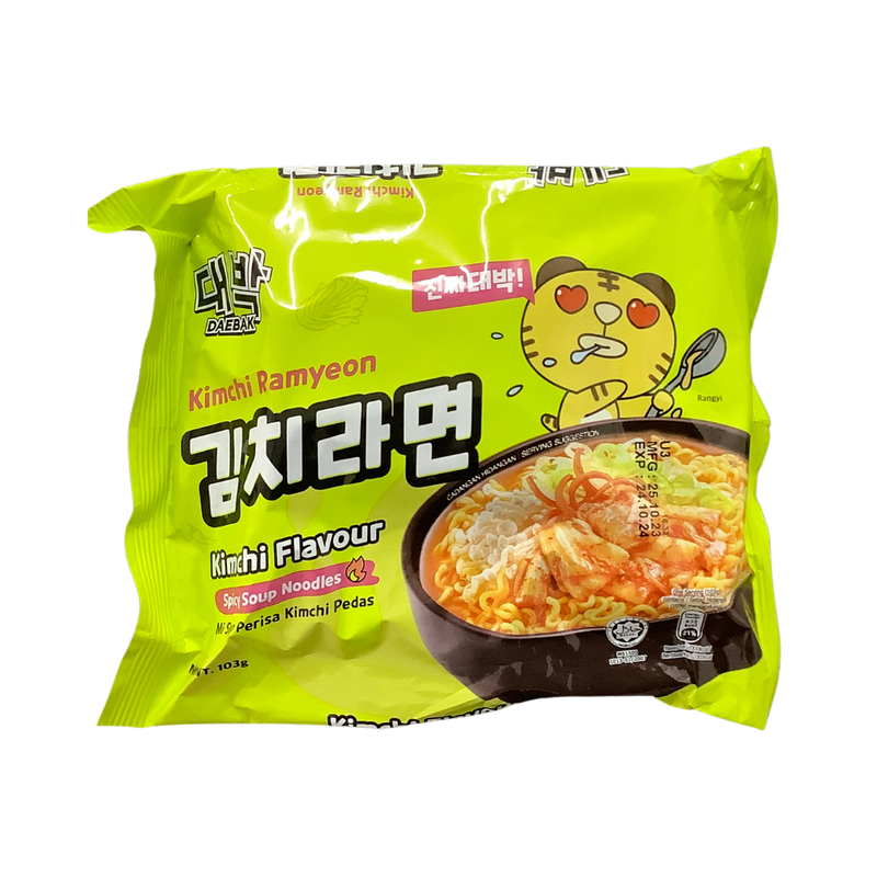 Kimchi Flavoured Ramen Soup Noodles 103g
