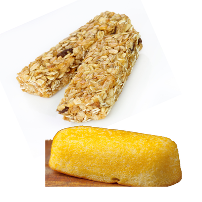 Cereal Bars, Energy Bars &amp; Cream Cakes
