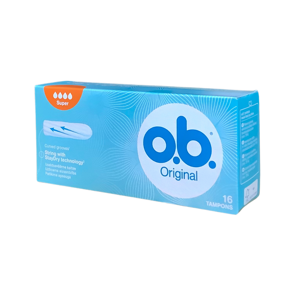 OB  Original Super 16 Tampons