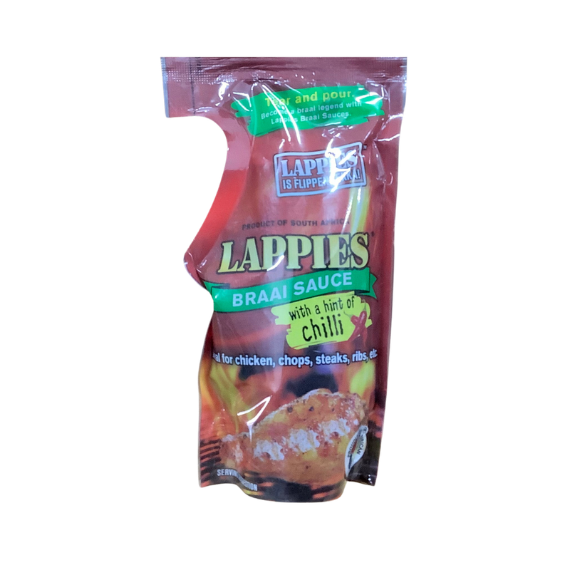 Lappies Braai Sauce with a Hint of Chilli 200g