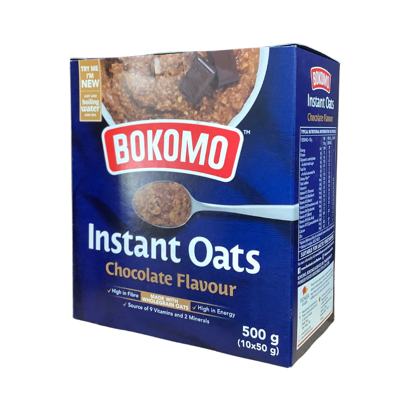 Bokomo Instant Oats Chocolate Flavour 10 x 50g