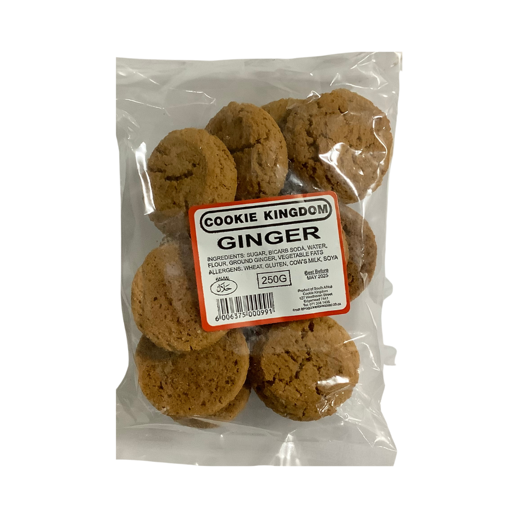 Cookie Kingdom Ginger Biscuits 250g