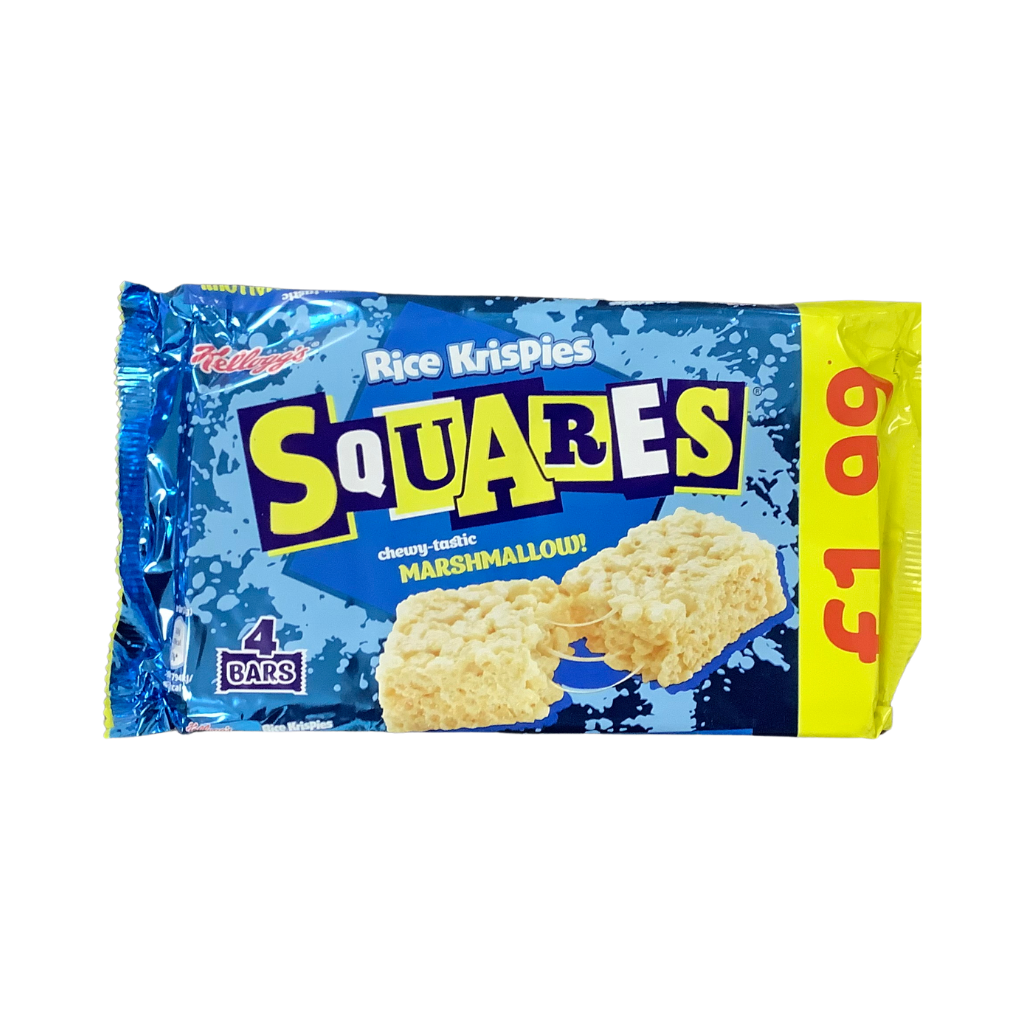 Kellogg&#39;s Rice Krispies Squares Marshmallow 4 Bars