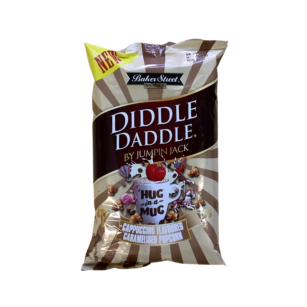 Diddle Daddle Cappuccino Flavoured Caramelised Popcorn 150g