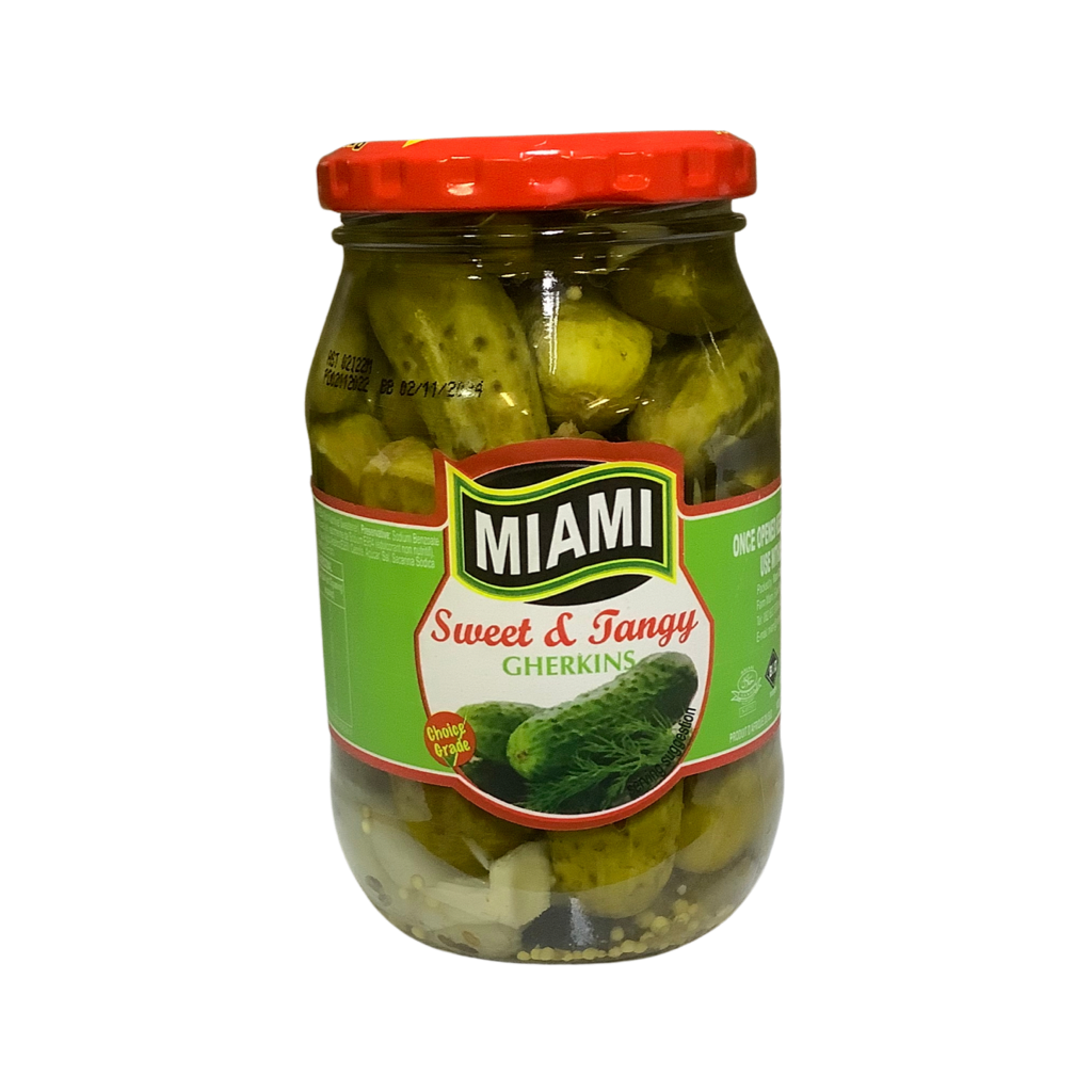 Miami Gherkins Sweet &amp; Tangy 380g