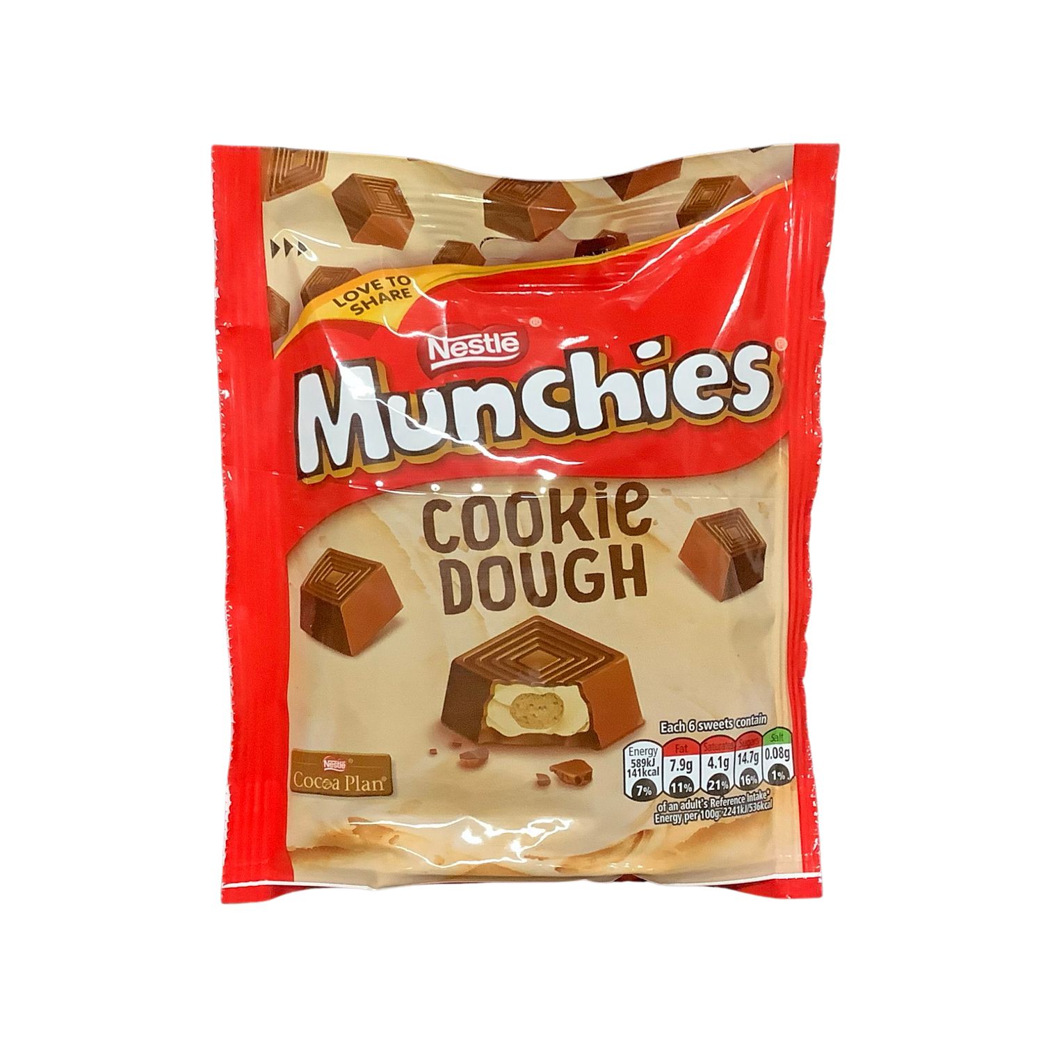Nestle Munchies Cookie Dough Pouch 101g
