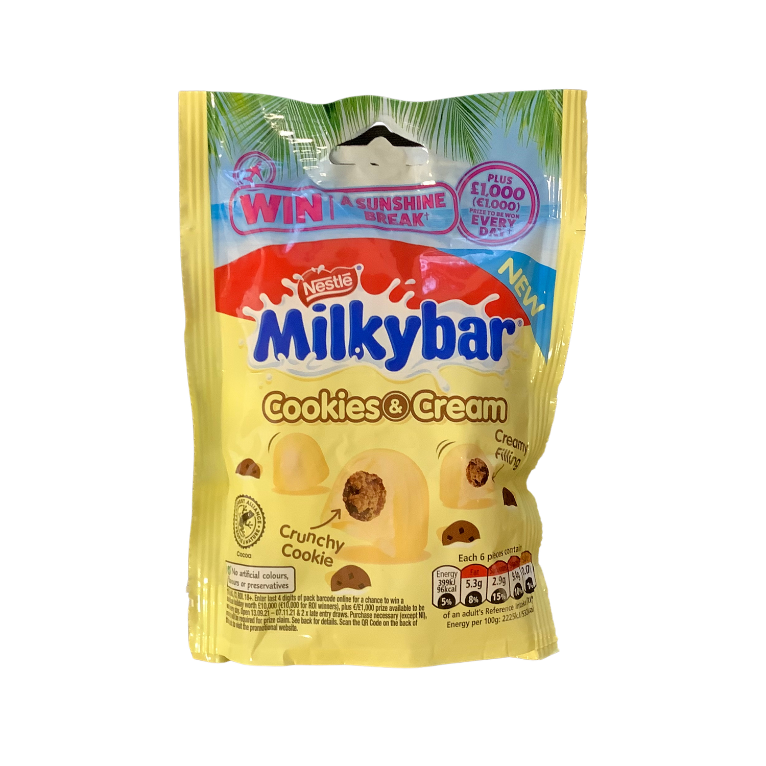 Nestle Milkybar Cookies &amp; Cream Pouch 90g