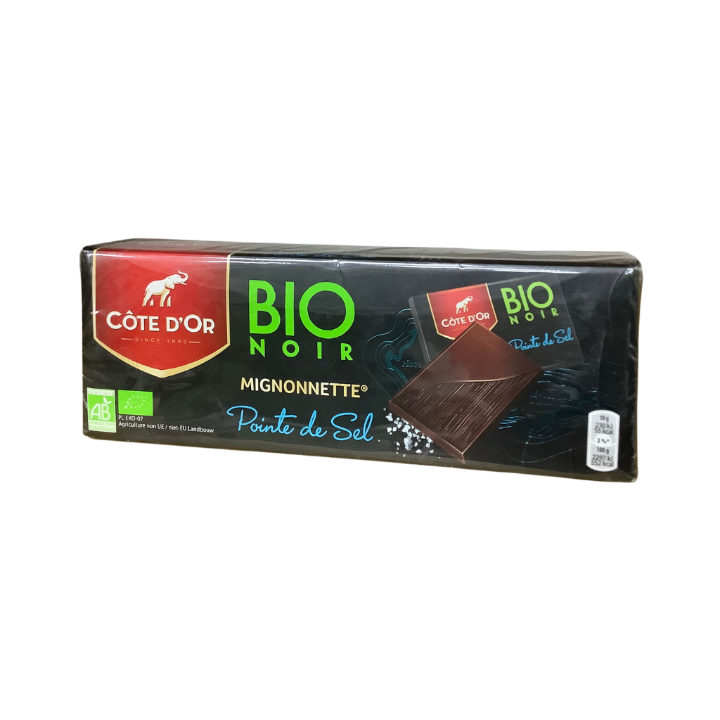 Cote D&#39;Or  Bio Noir  Mignonnette Pointe de Sel 180g