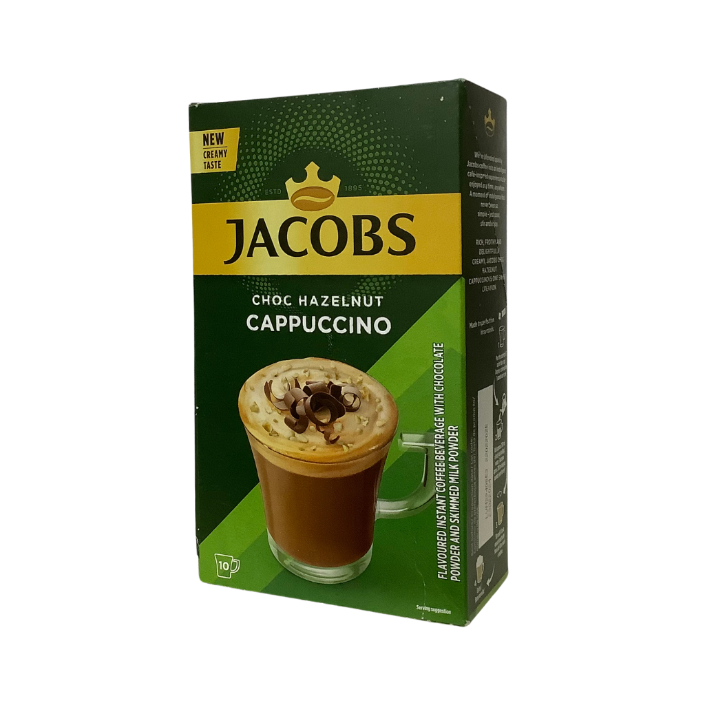 Jacobs Choc Hazelnut Cappuccino Sachets 10&#39;s
