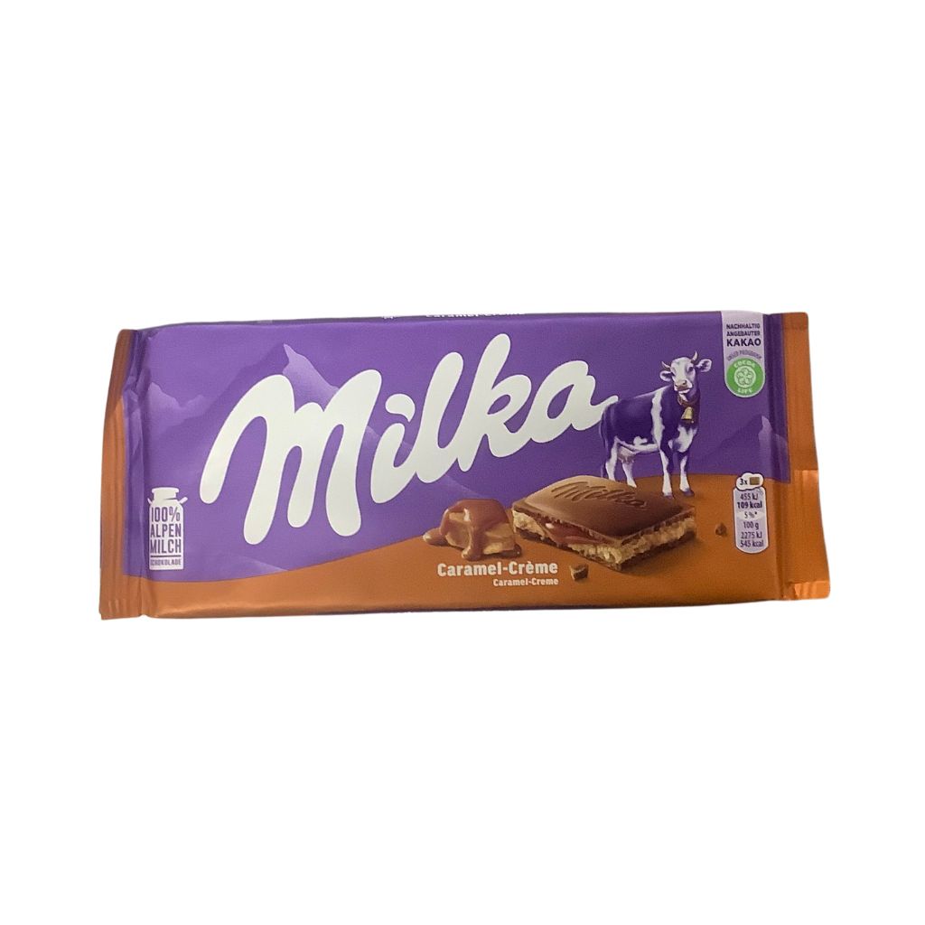 Milka Milk Chocolate  Caramel-Creme 100g