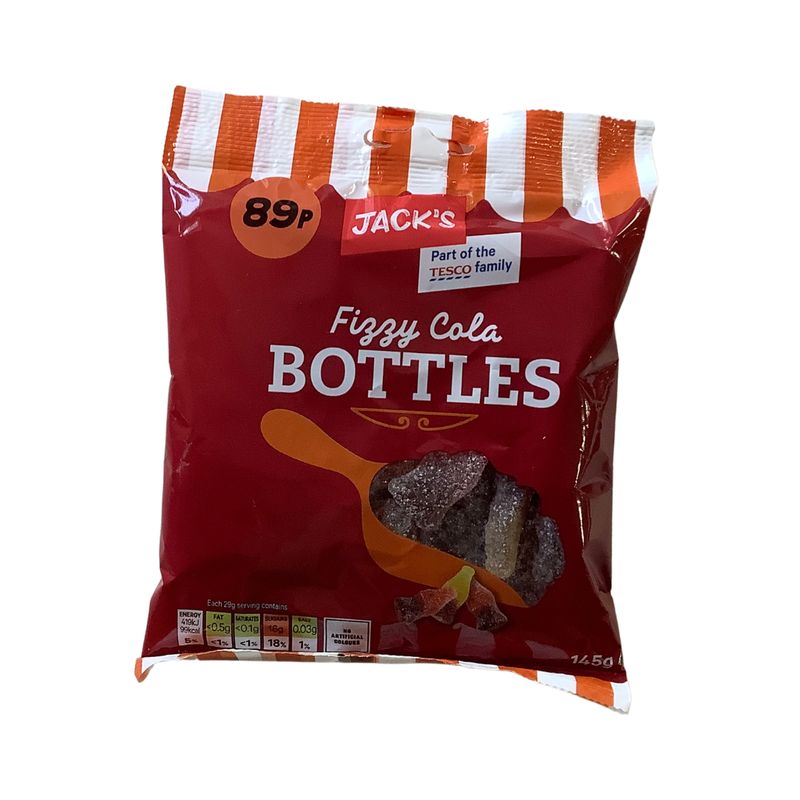 Jack&#39;s Fizzy Cola Bottles 145g