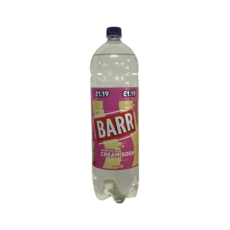 Barr American Cream Soda No Sugar 2.0 Litre