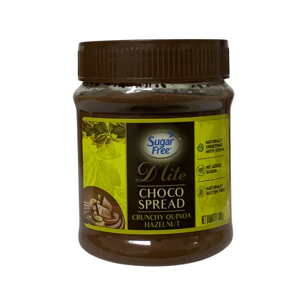 Sugar Free D&#39;Lite Choco Spread  Crunchy Hazelnut 300g