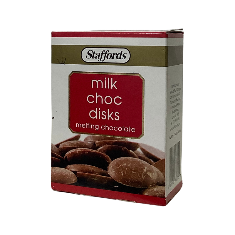 Staffords Milk Chocolate Discs 150g