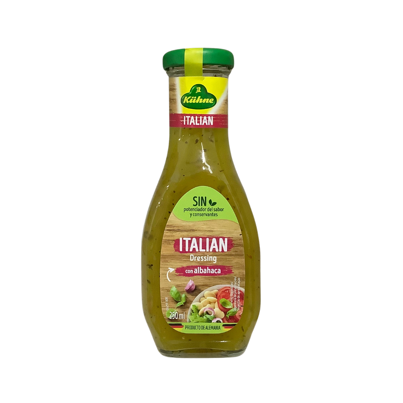 Kuhne Italian Dressing Con Albahaca 250ml