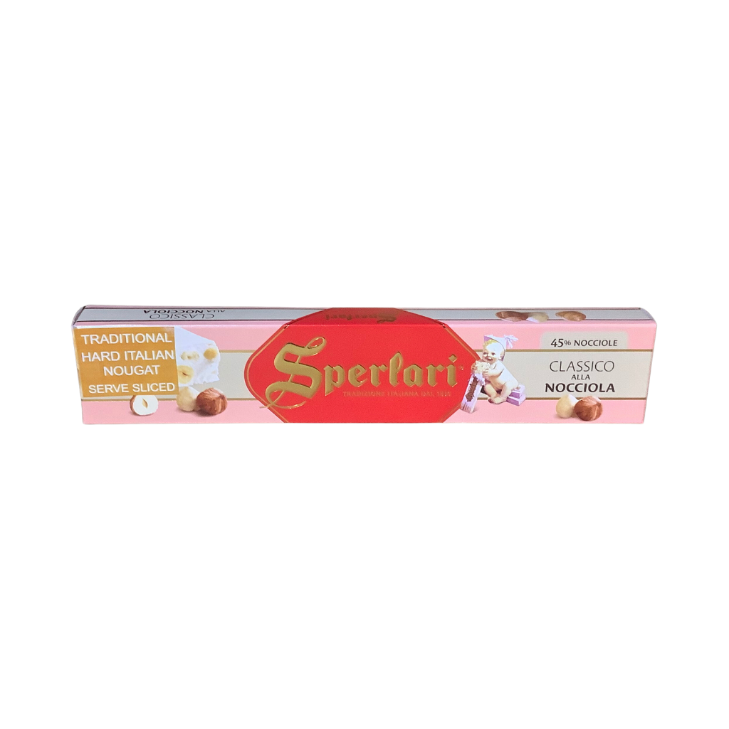 Sperlari Traditional Hard Italian Nougat  Hazelnut 150g