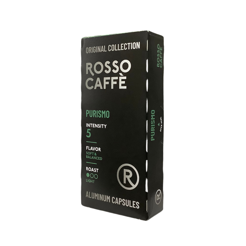Rosso Caffe Purismo Aluminium Capsules 10 x 5.3g