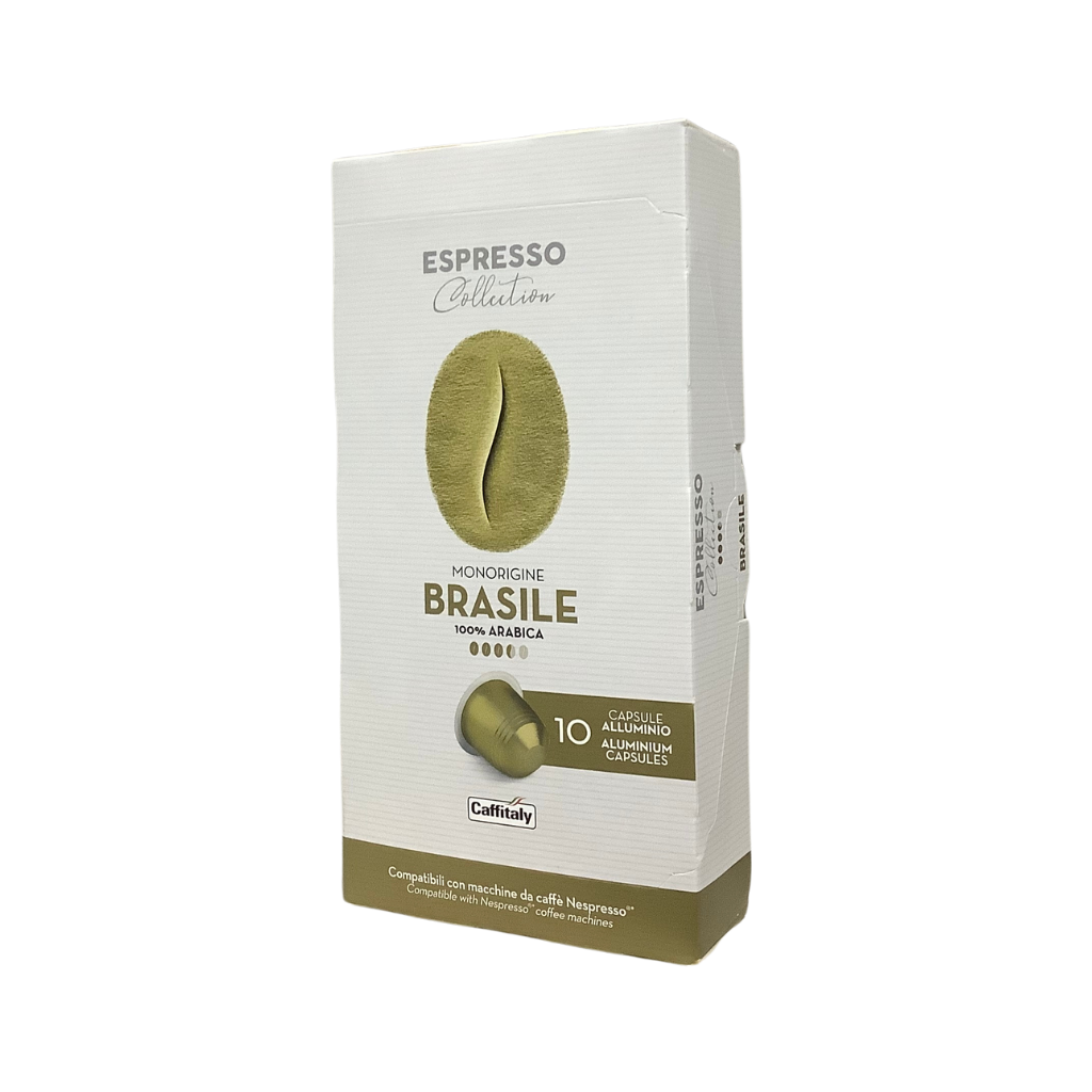 Caffitaly Espresso Collection Brasile Monorigine Alu Capsule 10 x 5.5g
