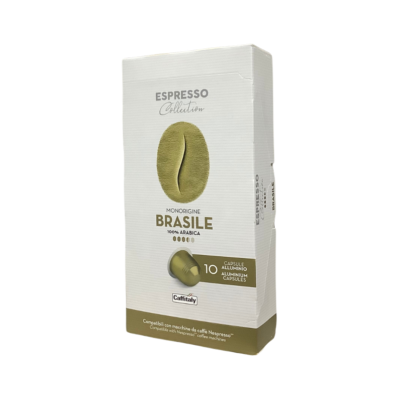 Caffitaly Espresso Collection Brasile Monorigine Alu Capsule 10 x 5.5g