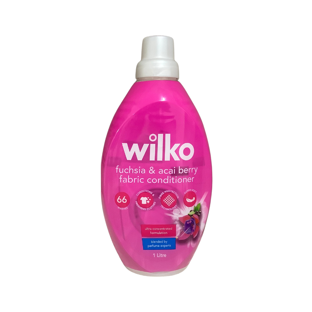 Wilko Fuchsia &amp; Acai Berry Fabric Conditioner 1 Litre