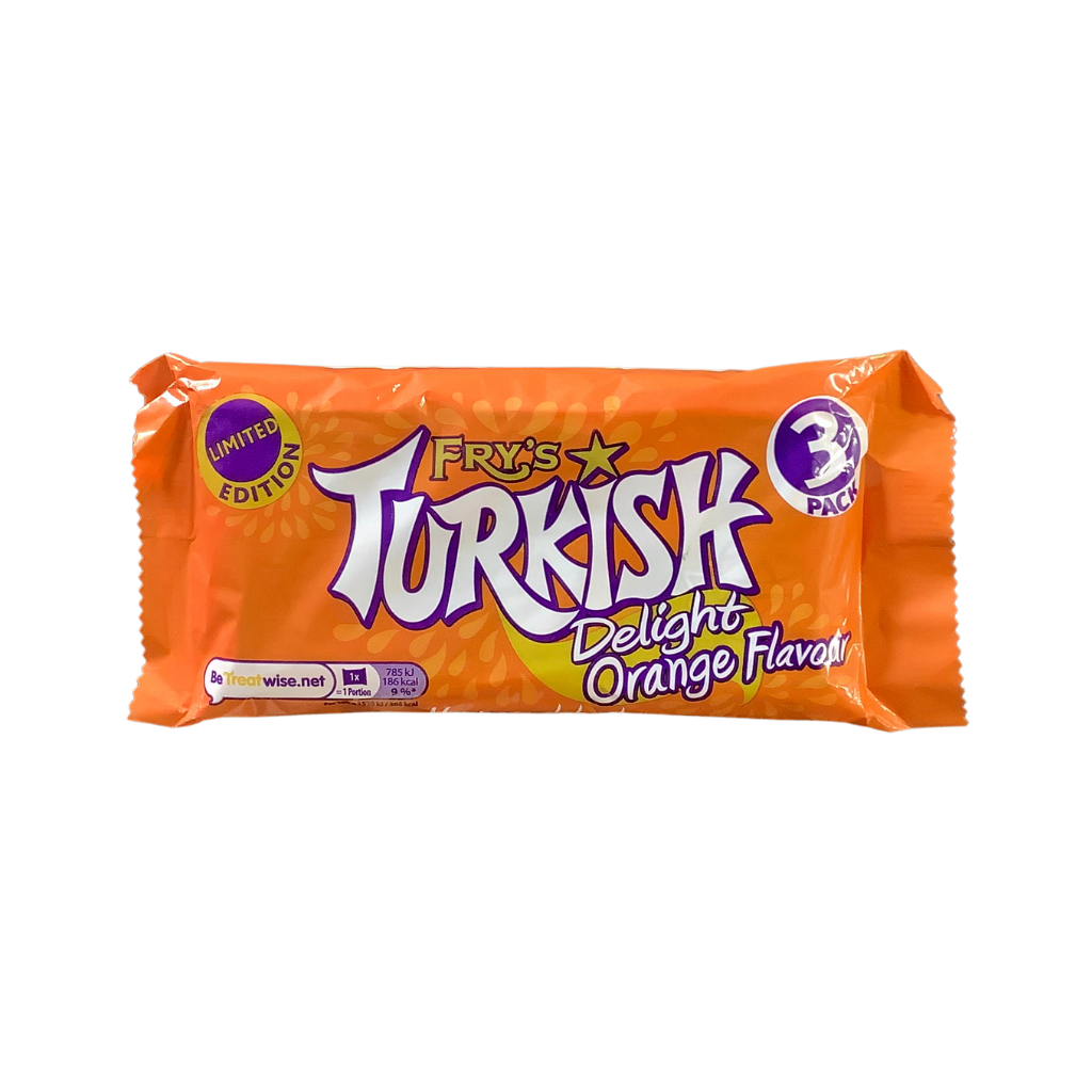 Fry&#39;s Turkish Delight Orange Flavour 3 Pack