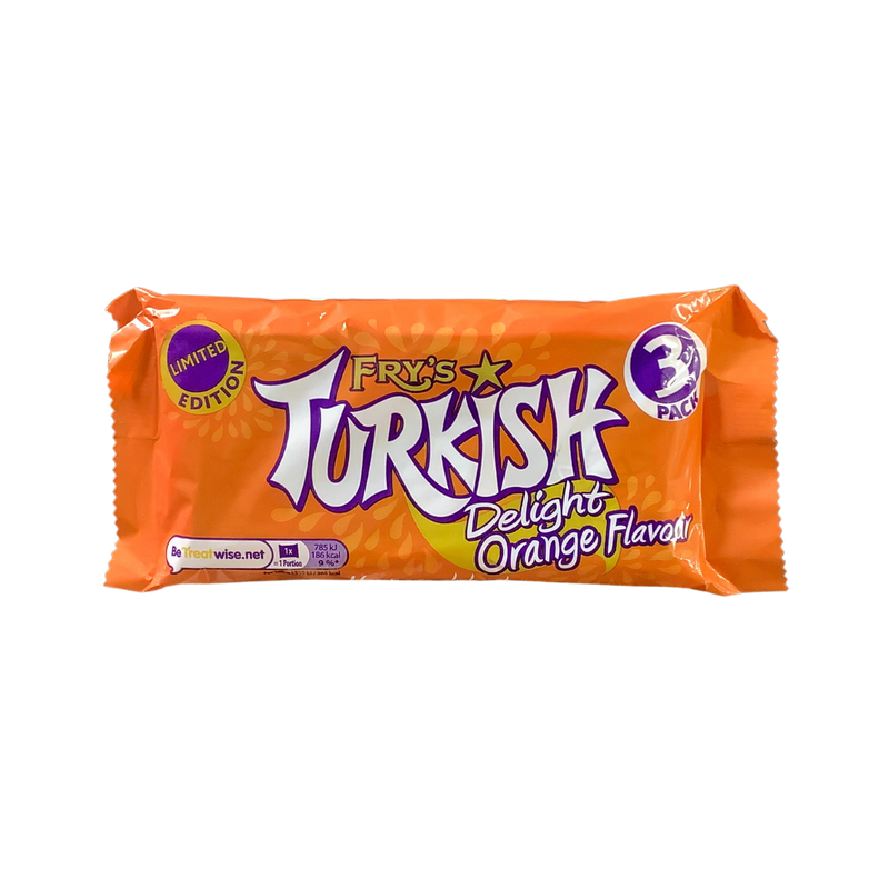 Fry&#39;s Turkish Delight Orange Flavour 3 Pack