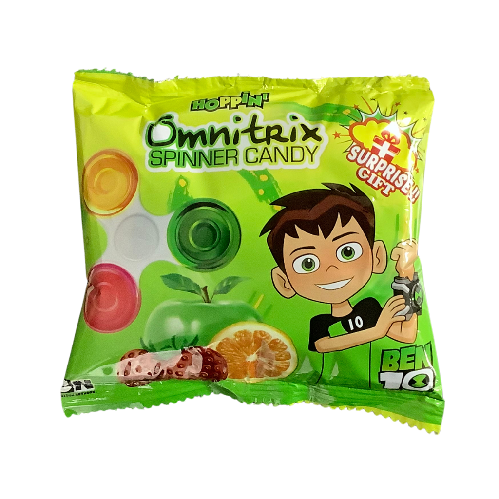Ben 10 Omnitrix Spinner Candy 10 x 10g