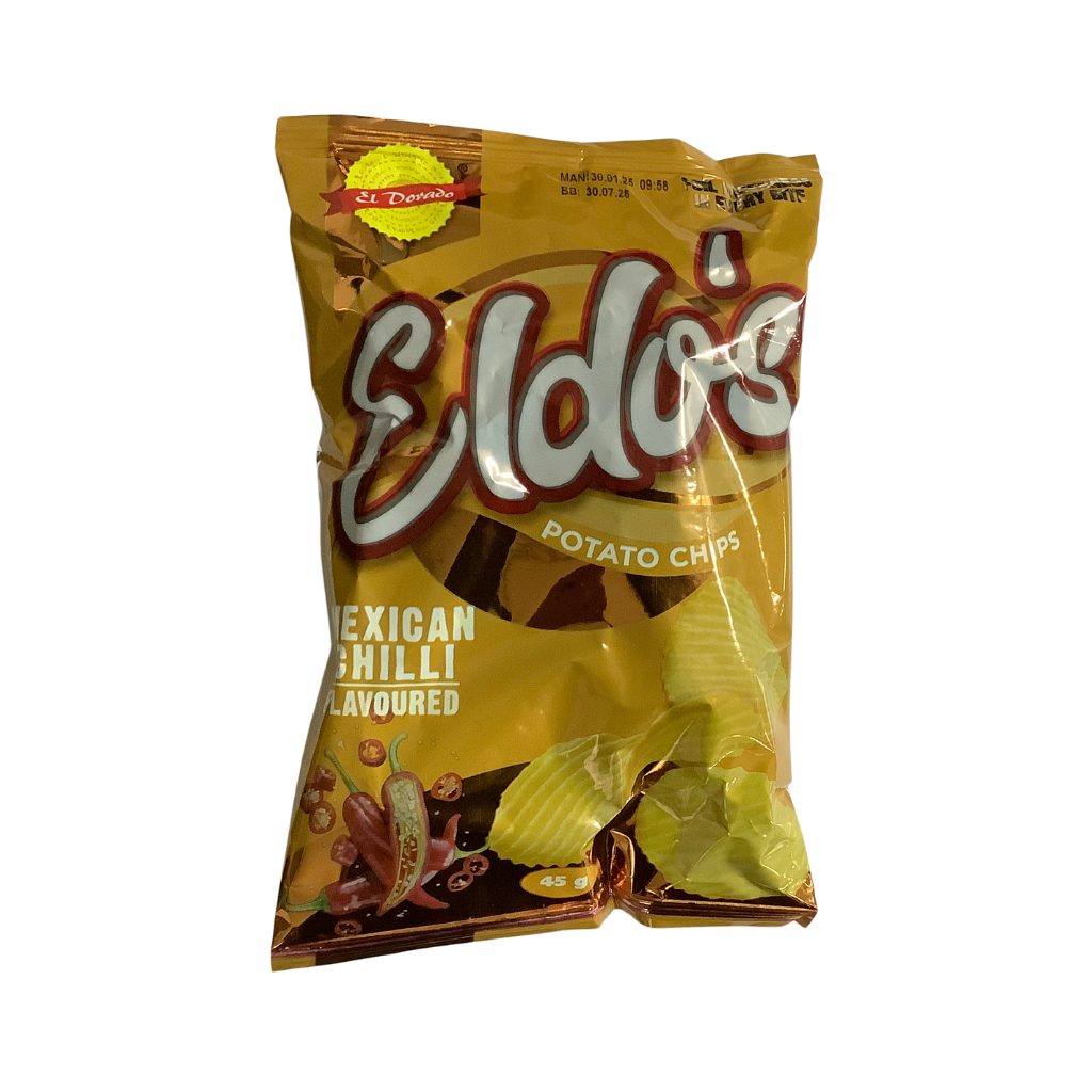 Eldo&#39;s Mexican Chilli Flavoured Potato Chips 45g