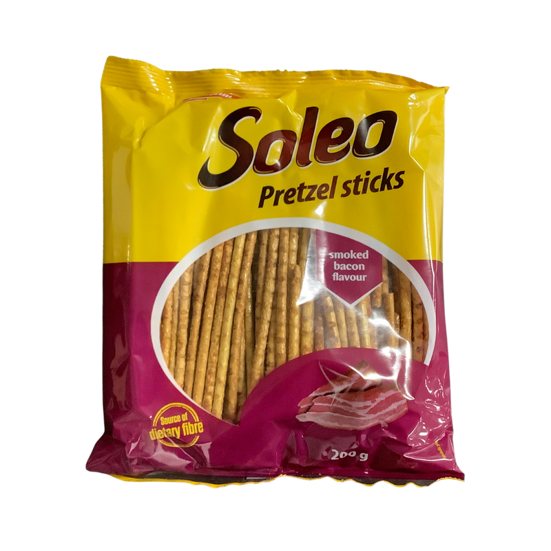 Soleo Pretzel Sticks Smoked Bacon Flavour 200g