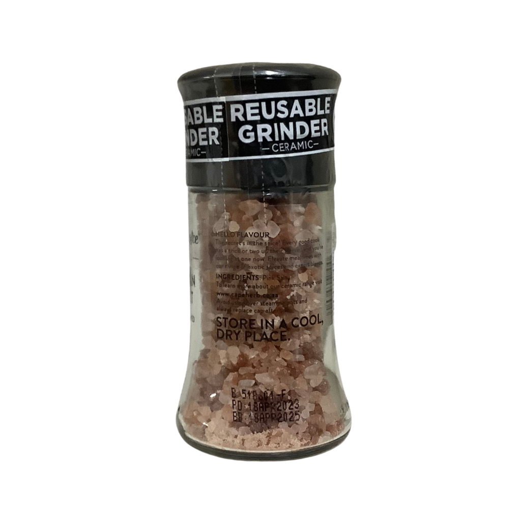 CHS Reusable Grinder Himalayan Pink Salt 100g