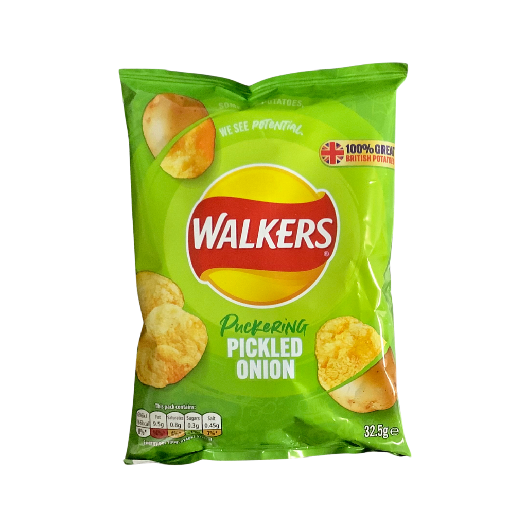 Walkers Puckering Pickled Onion 32.5g
