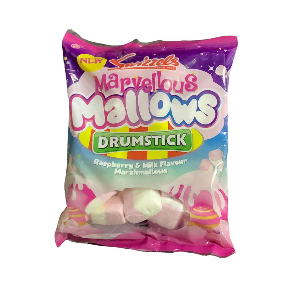 Drumstick Marvelous Mallows Raspberry &amp; Milk Flavour 125g
