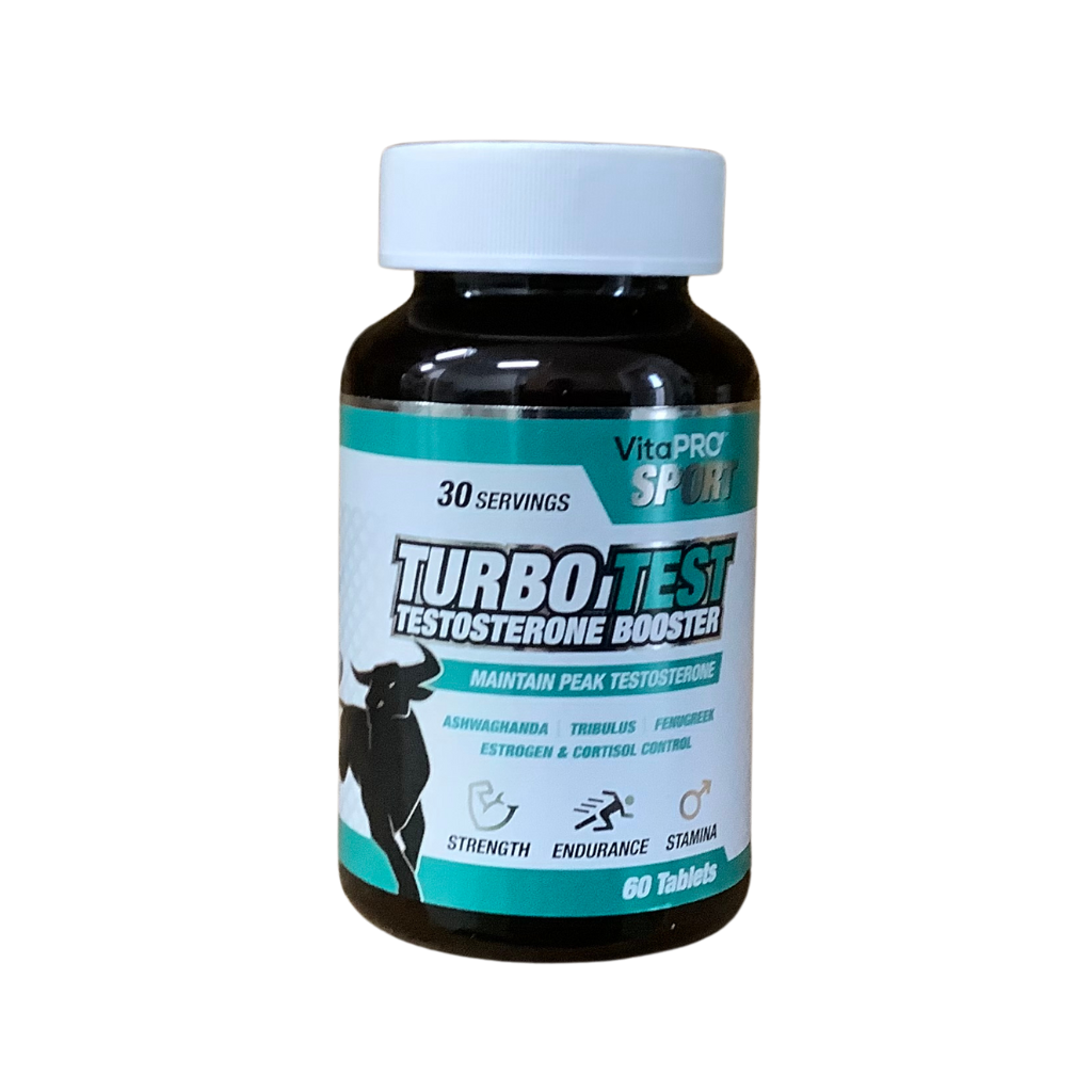 Vita Pro Sport Turbo Test Testosterone Booster Tablets 60 Tablets