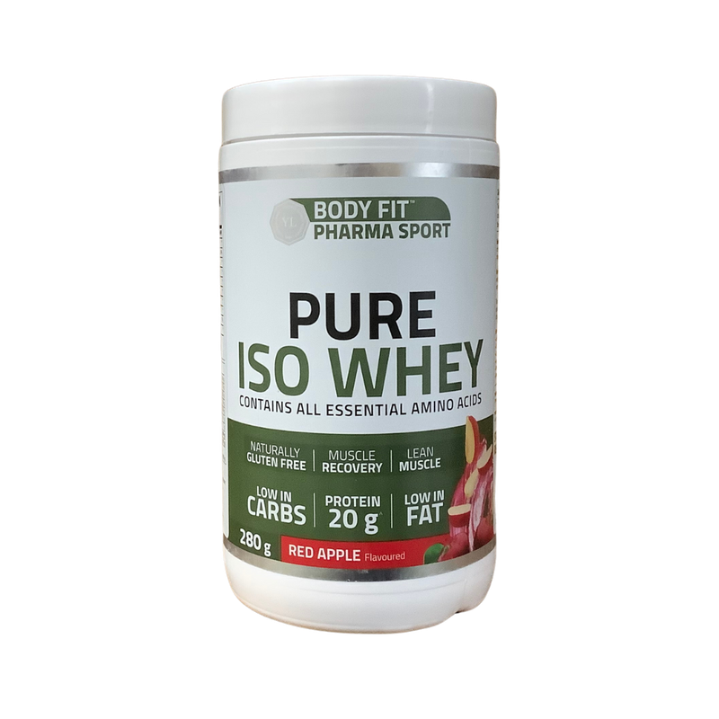Body Fit Pharma Sport Pure Iso Whey Red Apple Flavour 280g