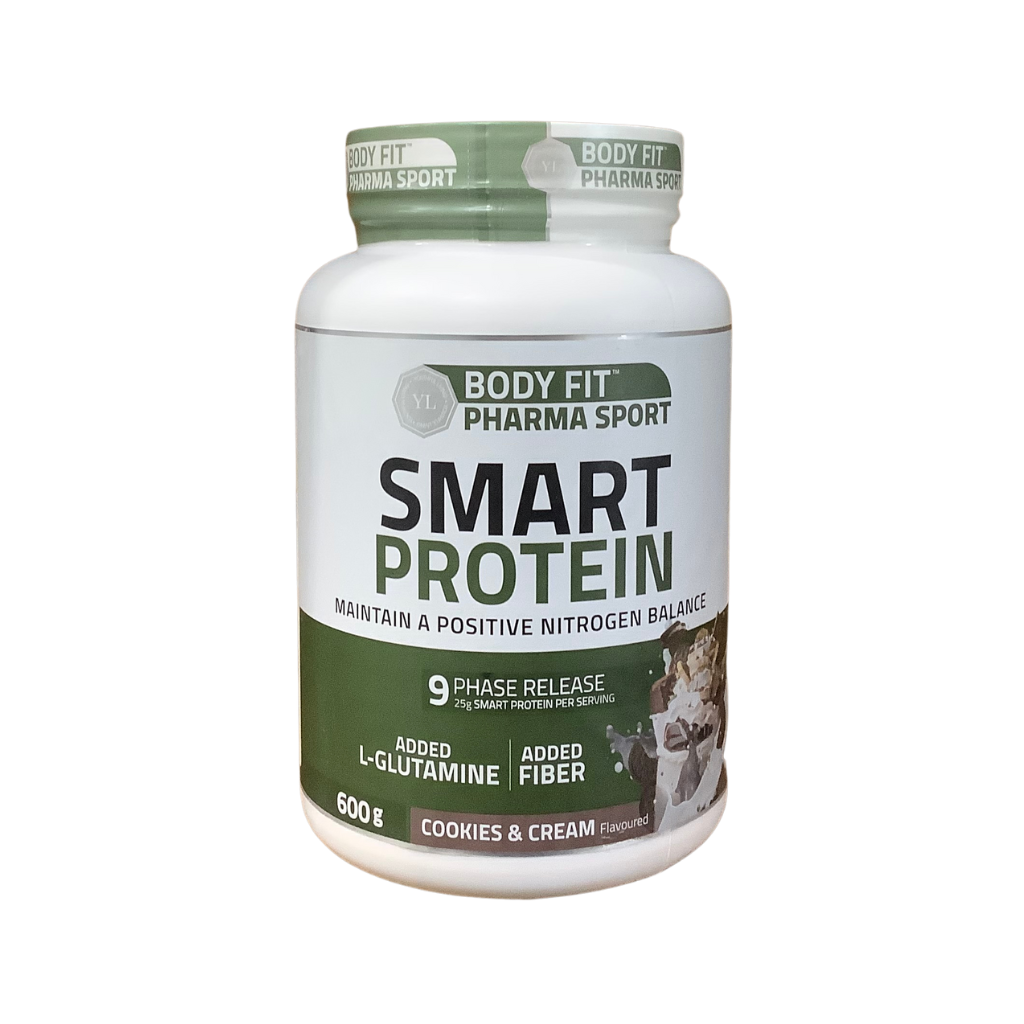 Body Fit Pharma Sport Smart Protein Cookies &amp; Cream 600g
