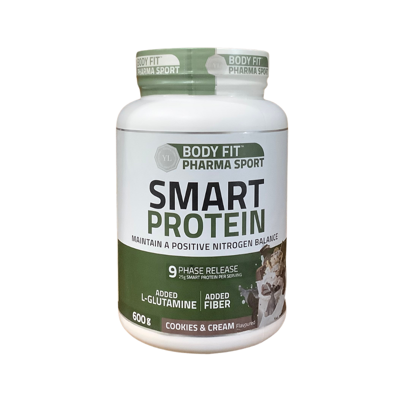 Body Fit Pharma Sport Smart Protein Cookies &amp; Cream 600g