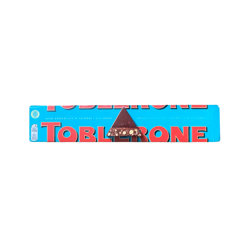 Toblerone Milk Chocolate  Nougat &amp; Salted Caramelised Almonds 360g