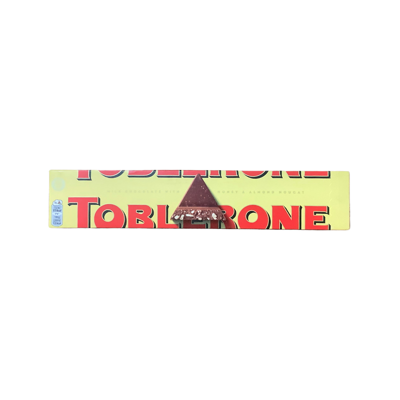 Toblerone Milk Chocolate with Honey &amp; Almond Nougat 360g