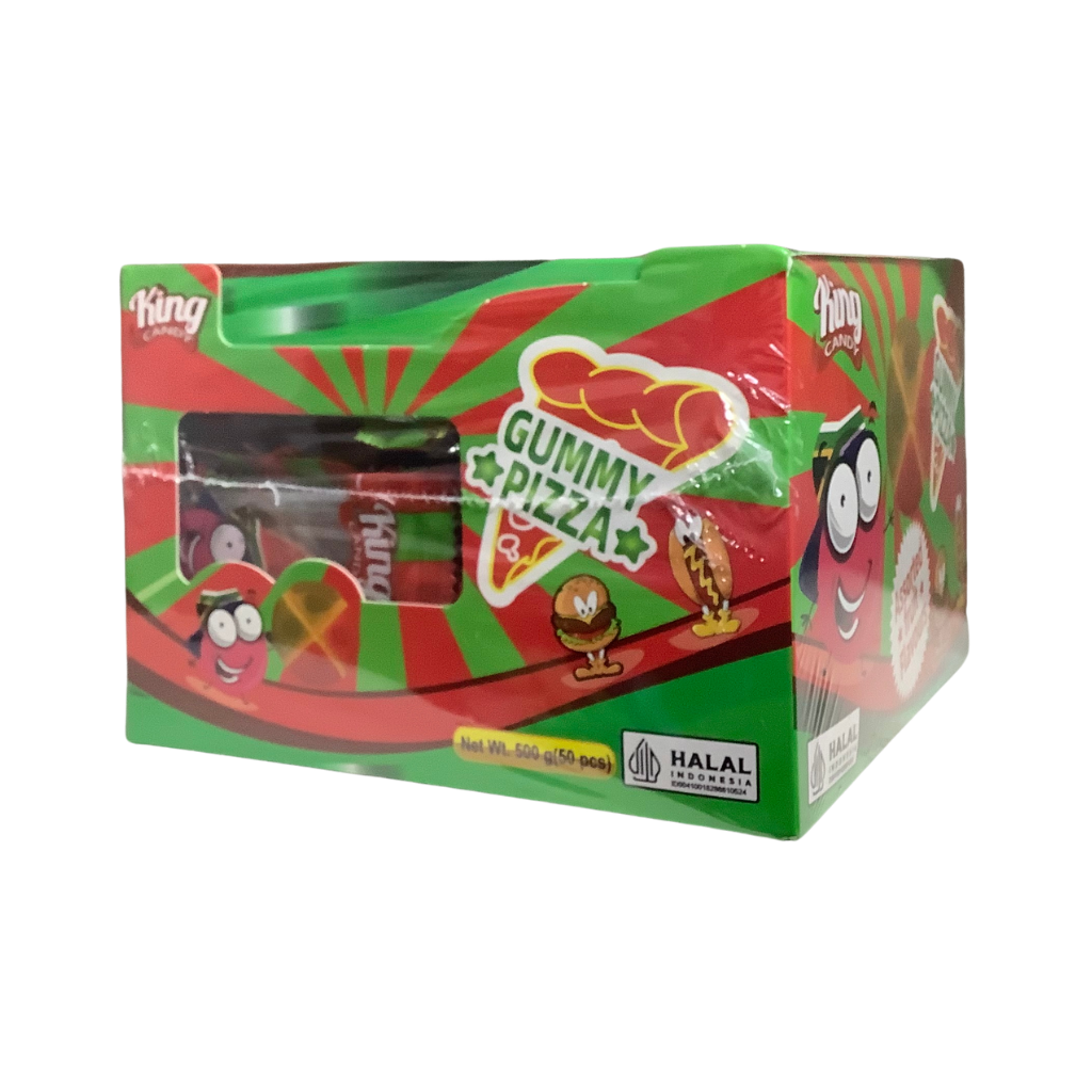 King Candy Gummy Pizza 500g